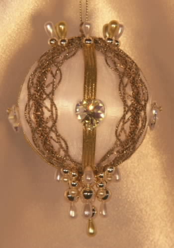 April Birthstone Ornament Beautiful Diamond Swarovski Crystal