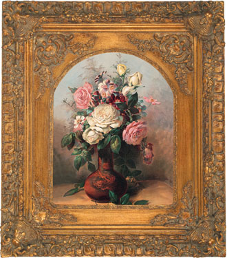 Victorian floral framed prints gorgeous ornate Victorian frame