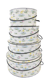 Baby's Room will be organized with this sweet set of Counting Sheep hatboxes