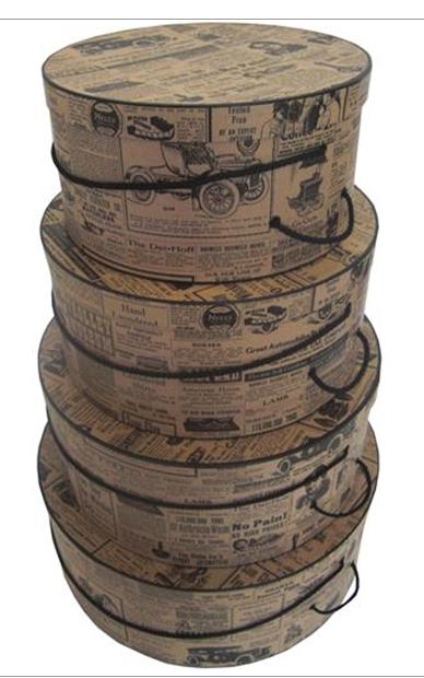 Hat Boxes, Victorian Style Hatboxes