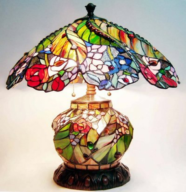 Stained Glass, Tiffany Styled Table Lamps are gorgeous in your Victorian Home