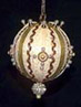 Christmas Ornaments "The Cross Ball II"  View all Burgundy Victorian Style Christmas Ornaments