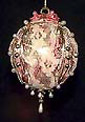 Christmas Ornaments "Lace and Roses" View all Mauve Victorian Christmas Ornaments