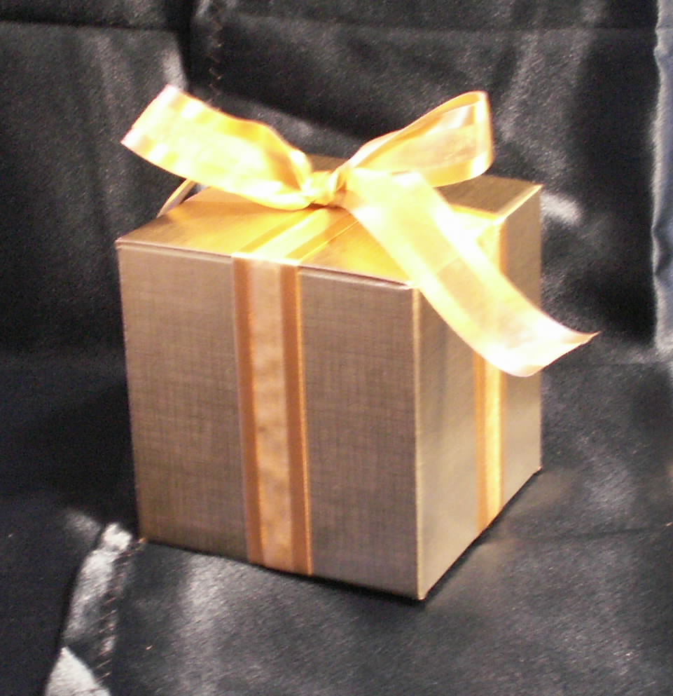 Gift Boxed Ornaments make the best Christmas Wedding Favors